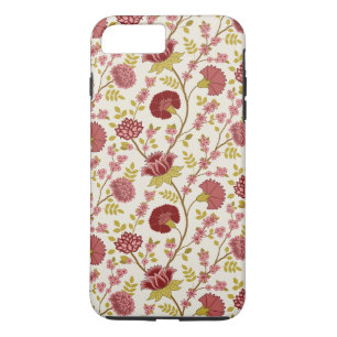 Case-Mate iPhone Case Jacobean Floral Pattern Rouge Rose Gold Crème