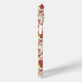 Coques Case-Mate iPhone Jacobean Floral Pattern Rouge Rose Gold Crème (Verso / Droite)