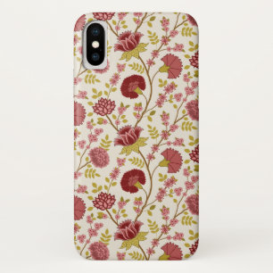 Case-Mate iPhone Case Jacobean Floral Pattern Rouge Rose Gold Crème