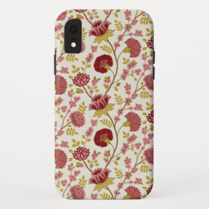 Case-Mate iPhone Case Jacobean Floral Pattern Rouge Rose Gold Crème