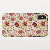 Coques Case-Mate iPhone Jacobean Floral Pattern Rouge Rose Gold Crème (Dos (Horizontal))