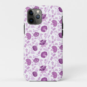 Case-Mate iPhone Case Jacobean Floral Répétition Motif Pinks sur Blanc