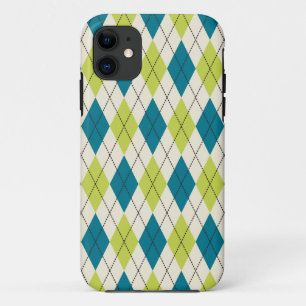 Etui iPhone Case-Mate Jacquard Bleu Et Vert
