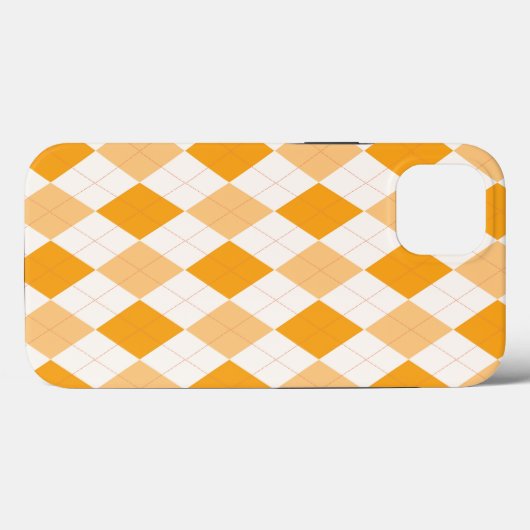 Coques Case-Mate iPhone Jacquard orange (Verso (horizontal))