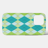 Coques Case-Mate iPhone Jacquard turquoise Melon Mod (Verso (horizontal))