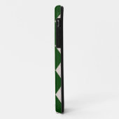 Coques Case-Mate iPhone Jacquard vert irlandais (Dos/Gauche)