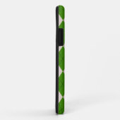 Coques Case-Mate iPhone Jacquard vert irlandais (Dos/Droite)
