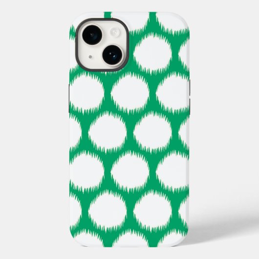 Coques Case-Mate iPhone Jade Asian Moods Ikat Dots (Verso)