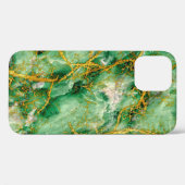 Coques Case-Mate iPhone Jade et or (Verso (horizontal))