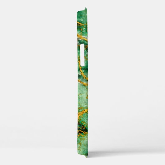 Coques Case-Mate iPhone Jade et or (Verso / Droite)