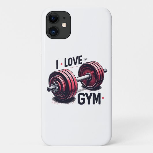 Coques Case-Mate iPhone J'adore la salle de sport (Dos)