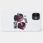 Coques Case-Mate iPhone J'adore la salle de sport (Dos (Horizontal))