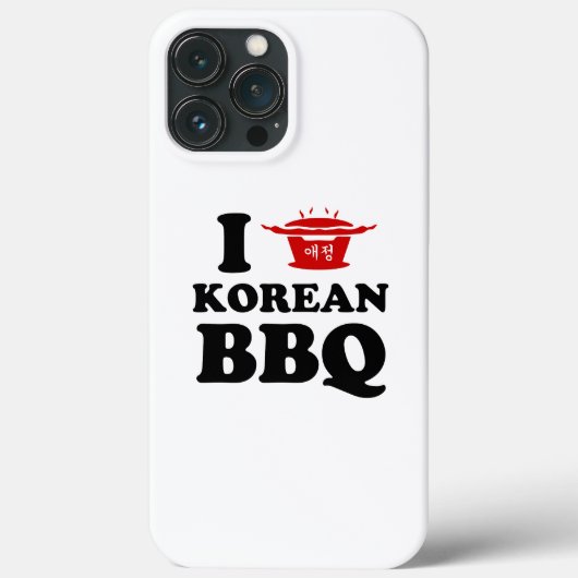 Coques Case-Mate iPhone J'adore le BBQ coréen (고기구이) (Verso)