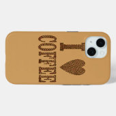 Coques Case-Mate iPhone J'adore le café (Verso (horizontal))