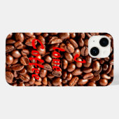 Coques Case-Mate iPhone J'adore le café (Verso (horizontal))