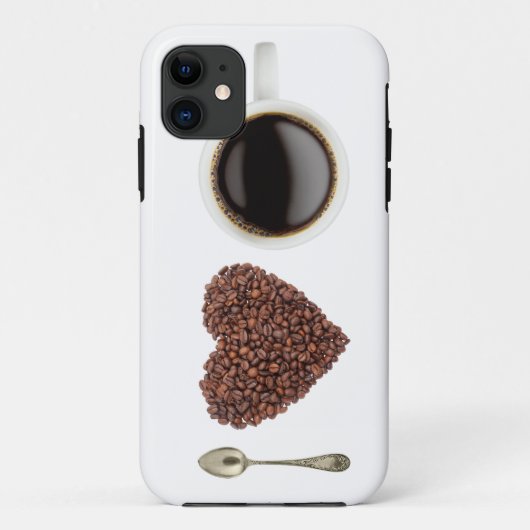 Coques Case-Mate iPhone J'adore le café (Dos)