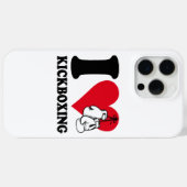 Coques Case-Mate iPhone J'adore le kickboxing (Verso (horizontal))