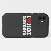 Coques Case-Mate iPhone J'adore les cow-boys sexy (Dos (Horizontal))