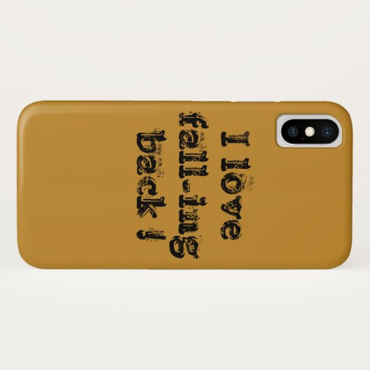Coques Case-Mate iPhone J'adore les retours (Dos (Horizontal))