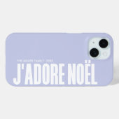 Coques Case-Mate iPhone J'adore Noël ! (Verso (horizontal))