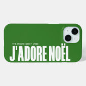 Coques Case-Mate iPhone J'adore Noël ! (Verso (horizontal))