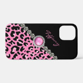 Coques Case-Mate iPhone Jaguar rose brillant Imprimer iPhone (Verso (horizontal))