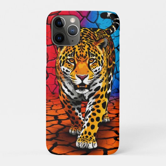 Coques Case-Mate iPhone 🐾 Jaguar sauvage sur terre sèche Nature dramatiqu (Dos)