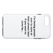 Coques Case-Mate iPhone J'ai des gens sur moi (Dos (Horizontal))