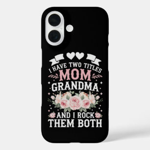 Coques iPhone 16 J'ai Deux Titres Maman Et Mamie Cute Fête Des Mère