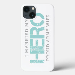 Coques Pour iPhone J'ai épousé mon héros - épouse de l'armée