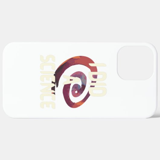 Coques Case-Mate iPhone J'Ai Fait Une Science (Retour (horizontal))