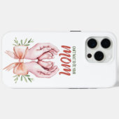 Coques Case-Mate iPhone J'ai hâte d'être ta maman (Verso (horizontal))