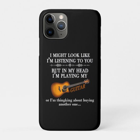 Coques Case-Mate iPhone J'Ai L'Air D'Écouter Ton Amant Guitare (Dos)