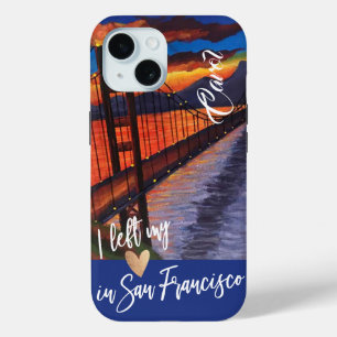Coque Pour iPhone 15 "J'Ai Laissé Mon Coeur À San Francisco" Iphone Per
