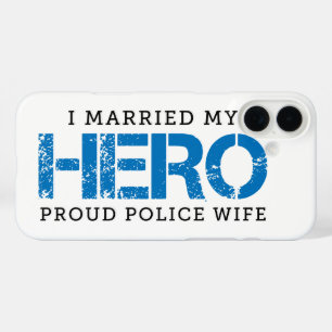 iPhone 16 Plus Case J'Ai Marié Mon Héros - Femme de police