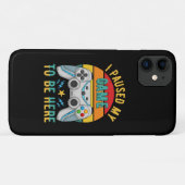 Coques Case-Mate iPhone j'ai mis mon jeu en pause (Dos (Horizontal))