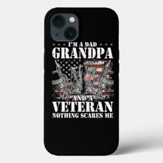 Case-Mate iPhone Case J'ai Papa Grandpa et Vétéran Nothing scares