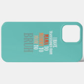Coques Case-Mate iPhone J'Ai Passé De Ma Mère À Maman À Maman (Verso (horizontal))