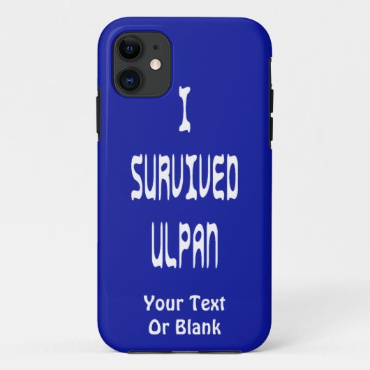 Coques Case-Mate iPhone J'ai survécu à Ulpan (Dos)