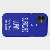 Coques Case-Mate iPhone J'ai survécu à Ulpan (Dos (Horizontal))