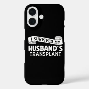 Coques iPhone 16 J'ai Survécu Ruban pour la Receveuse de Transplant