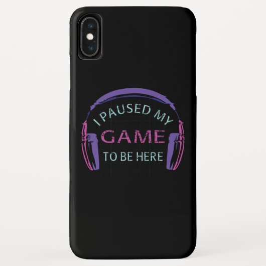 Coques Case-Mate iPhone J'ai suspendu mon jeu pour être ici (Dos)
