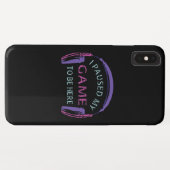 Coques Case-Mate iPhone J'ai suspendu mon jeu pour être ici (Dos (Horizontal))