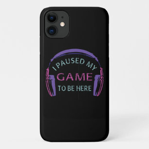Case-Mate iPhone Case J'ai suspendu mon jeu pour être ici
