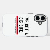 Coques Case-Mate iPhone J'ai un cadeau amusant de Bick Bick (Verso (horizontal))
