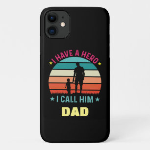 Case-Mate iPhone Case J'Ai Un Héros Que Je L'Appelle Papa
