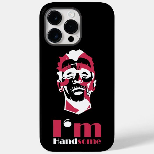 Coques Case-Mate iPhone J'ai un visage abstrait beau (Verso)
