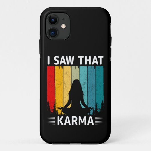 Coques Case-Mate iPhone J'ai vu ce karma (Dos)