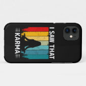 Coques Case-Mate iPhone J'ai vu ce karma (Dos (Horizontal))