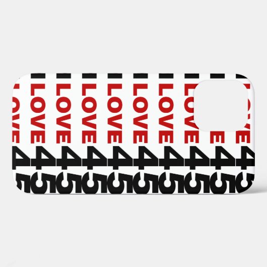 Coques Case-Mate iPhone J'Aime 45 Coque-coque iphone (Verso (horizontal))